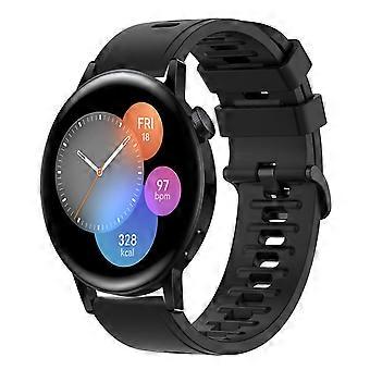 Til Huawei Watch 3 22MM Ensfarget Myk Silikon Klokkerem