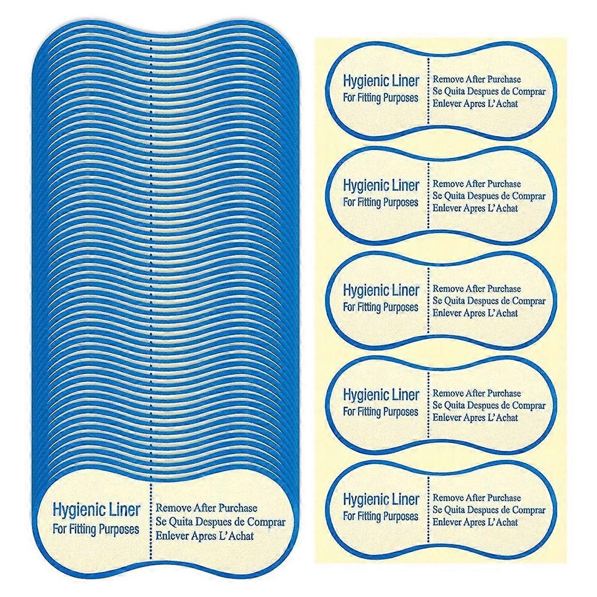 Adhesive Protective Hygiene Try on Stickers Hygienic Liner Bulk