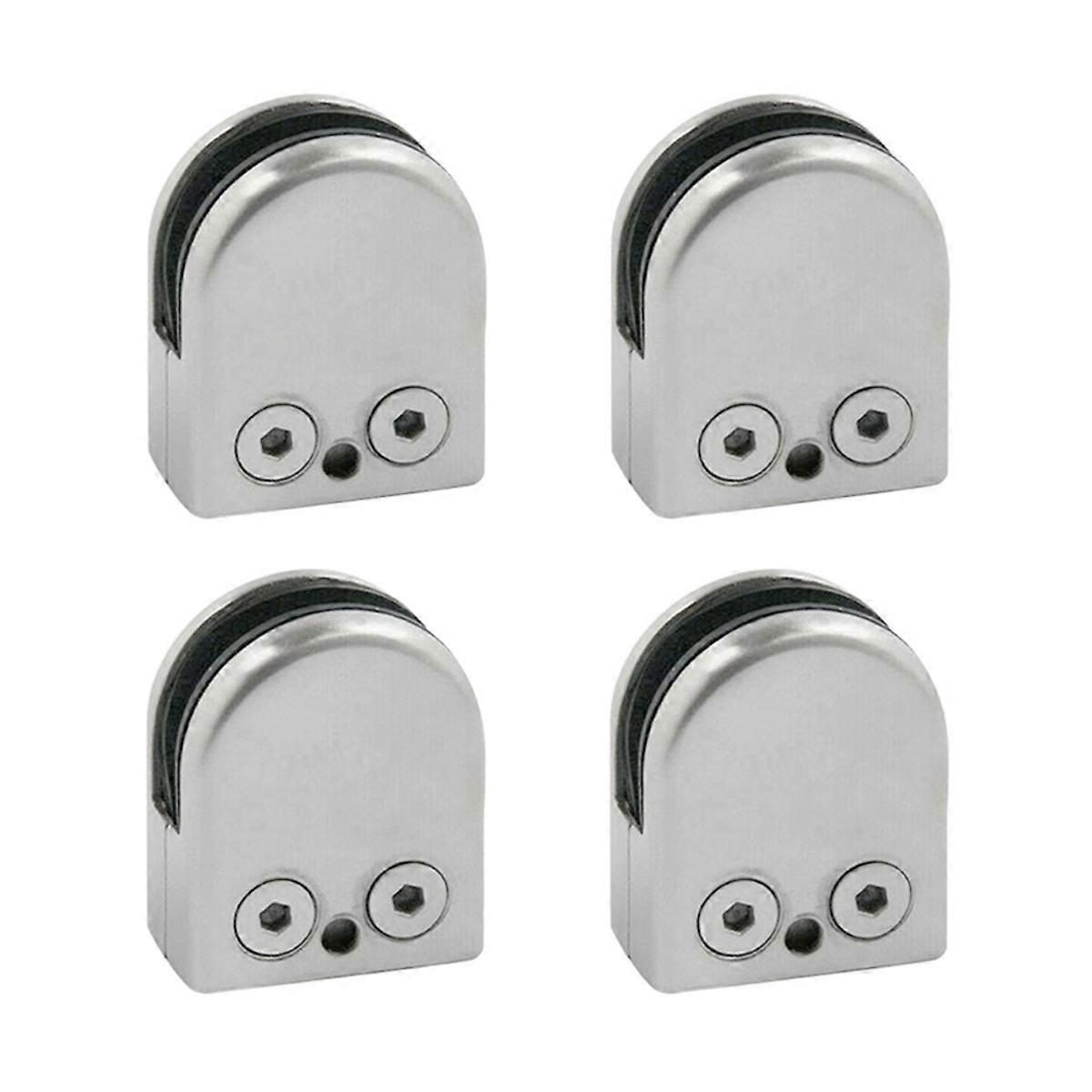 4PCS Round Shelves Support Brackets Clamps Clips