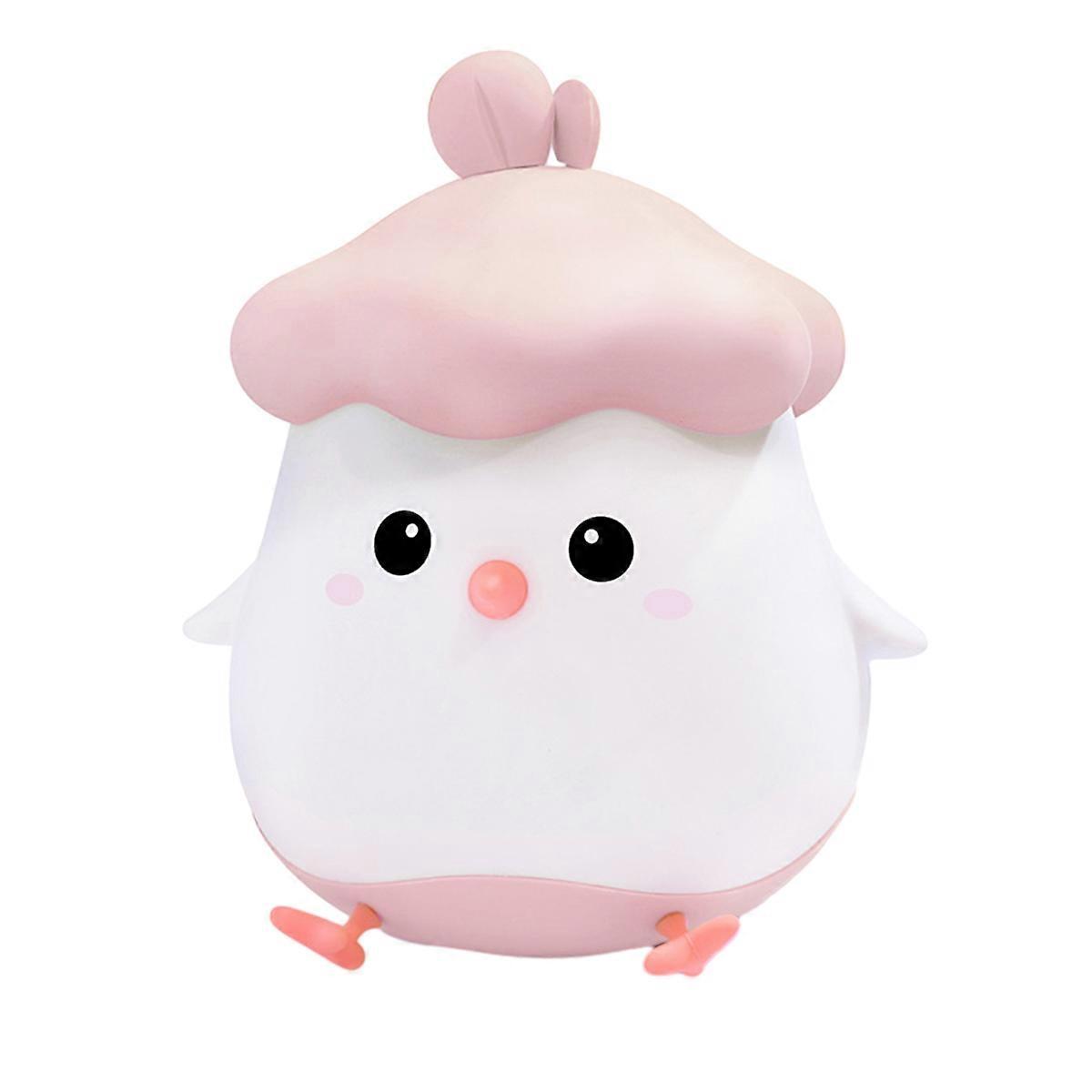 Children's night light, vegetable chicken night light, cute night light, pinch control, portable USB charging dimming