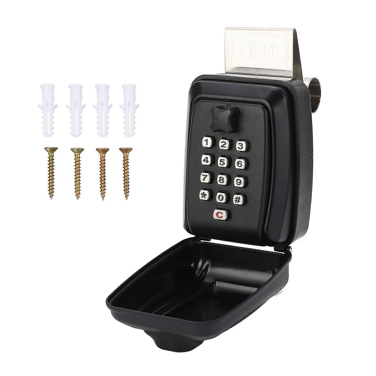 Car Window Lock Box Zinc Alloy Key Pad Combination Rust Resistant Easy Installation for Car Rentals