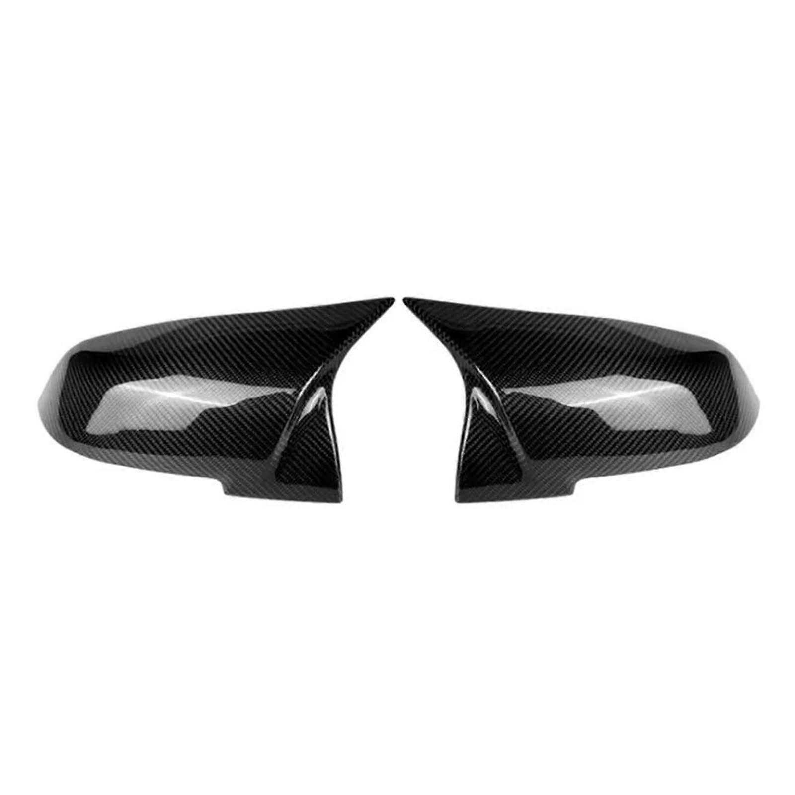 Wing Mirror Cover for BMW 1 2 3 4 Series F20 F21 F22 F23 F30 F32 F33 F36 X1 Carbon Fiber Black Side Mirror Caps
