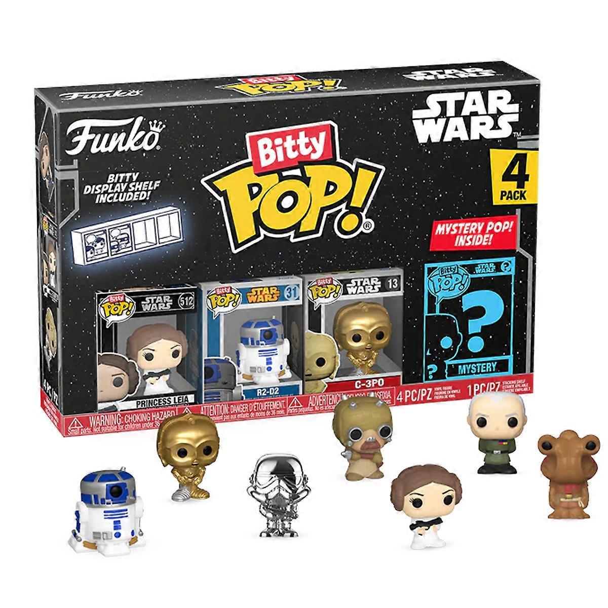 الأميرة ليا 4 عبوات حرب النجوم فانكو بيتي بوب! شخصيات الفينيل