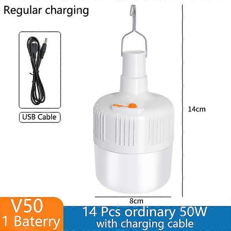 Portable LED Bulb Folding Outdoor Light Waterproof Emergency USB Charging Lamp Camping Hiking Garden Lighting