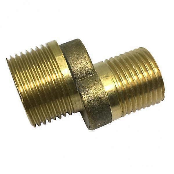 6x1 Pc Double Female Brass Adapter Coupler Pipe Connector Pipe Fitting Type1