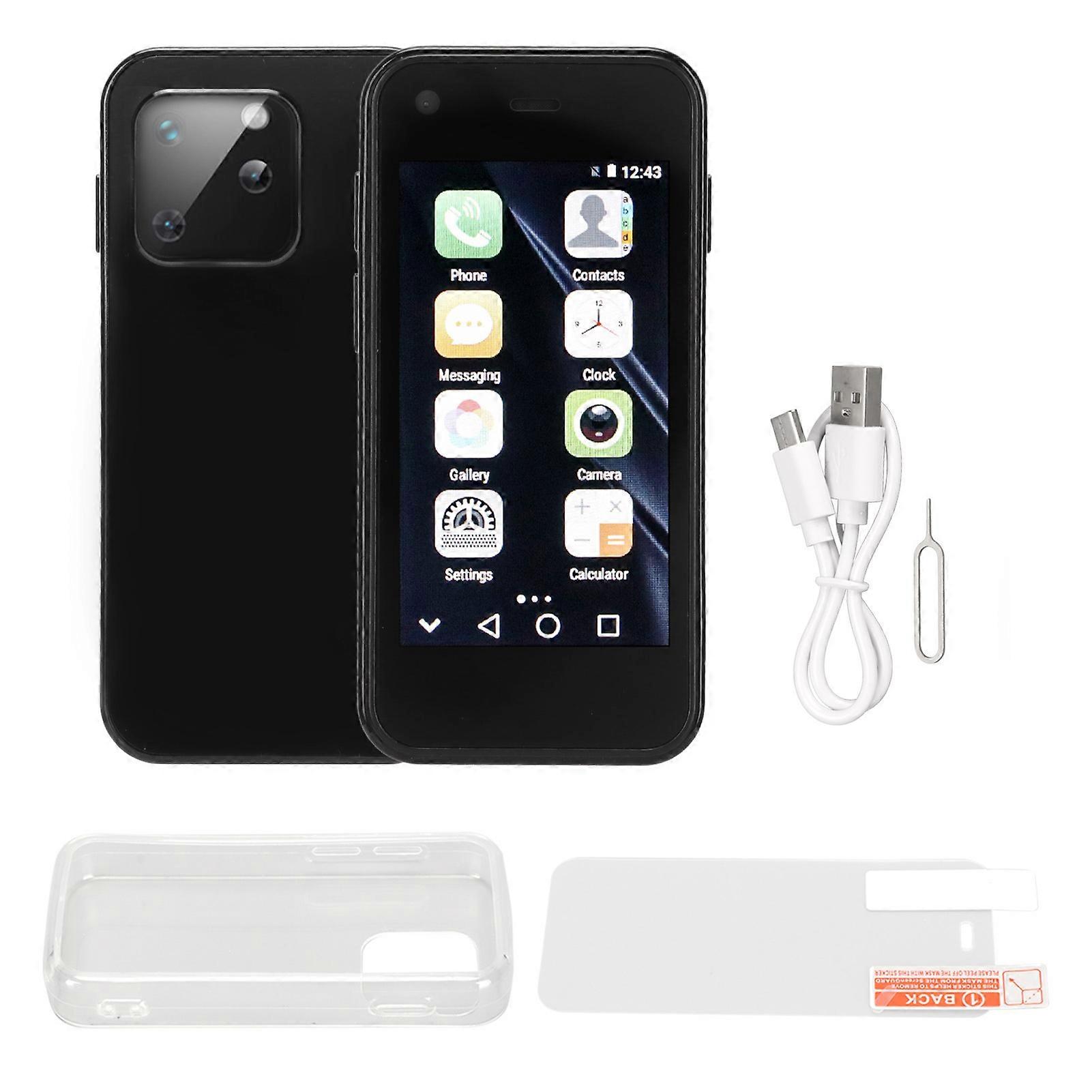 Smartphone Mini Tamanho 2,5 polegadas HD Touchscreen Celular Leve para Trabalhar 1GB RAM 8GB ROM