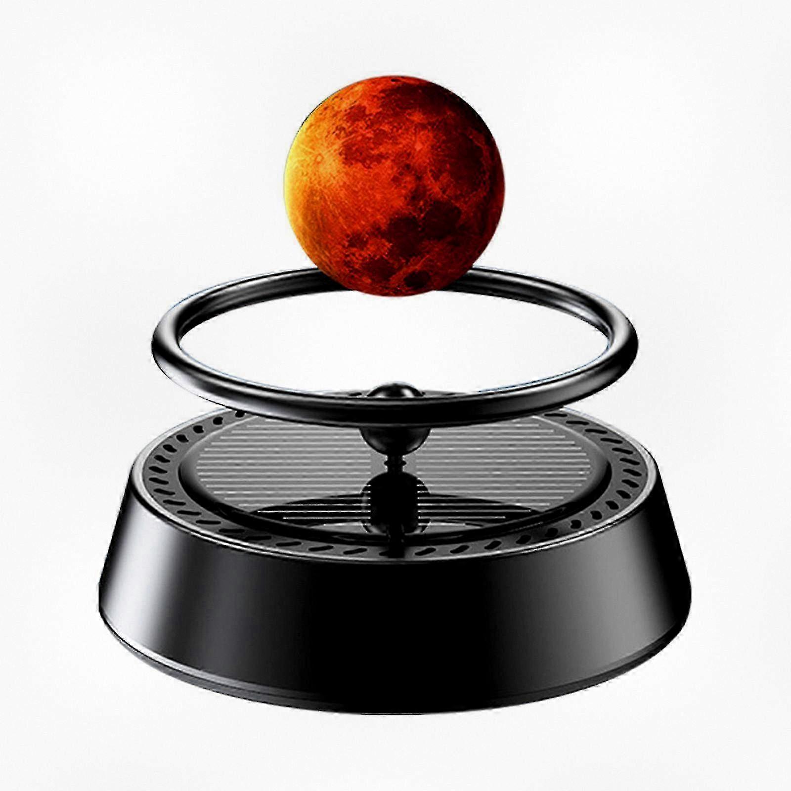 Solar Automatic Powered Car Air Purifier with Fragrance and Rotating Galaxy Interstellar Design