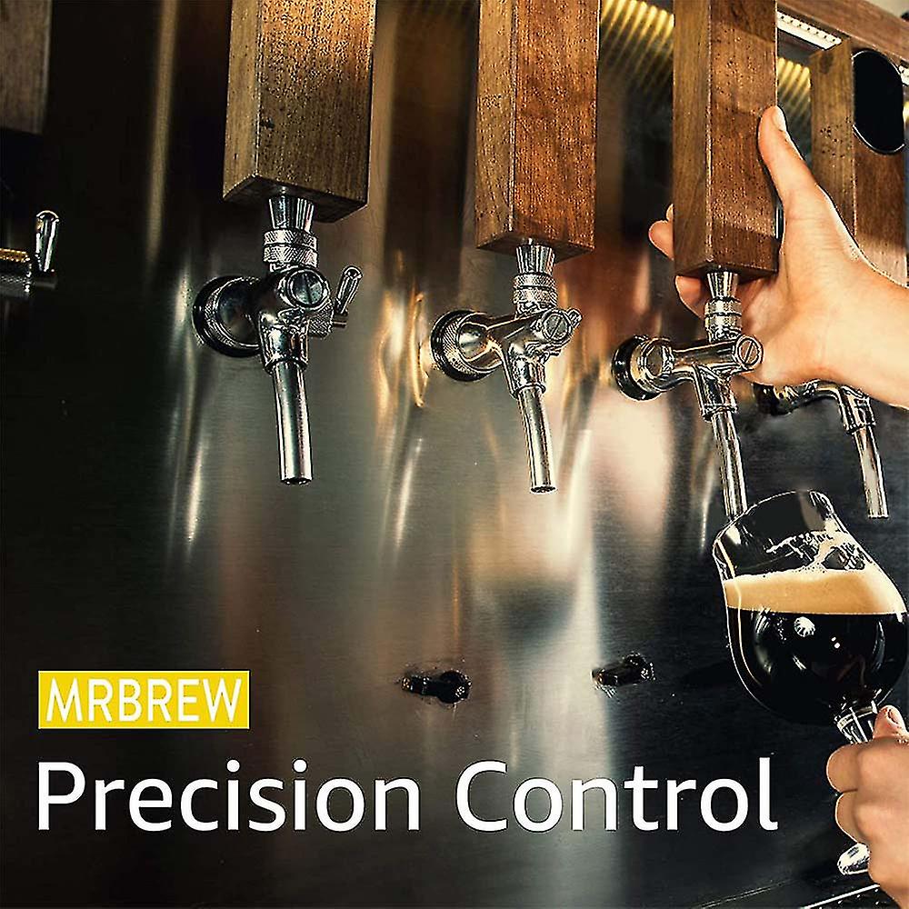 Adjustable Draft Beer Faucet Chrome Plating With 4 Inch Shank Home