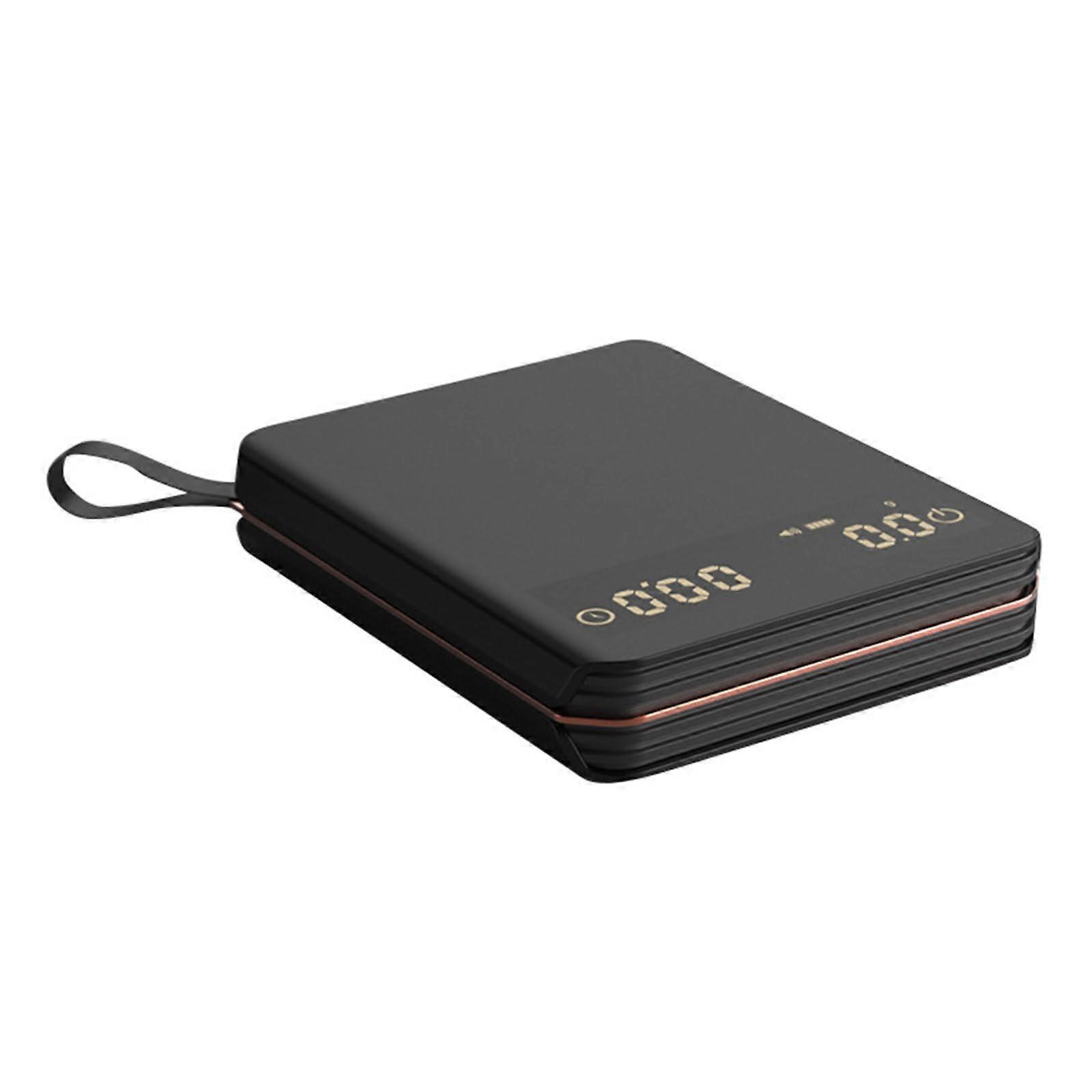 Espresso Scale with Timer 5000g/0.1g Drip Coffee Scale Small and Compact Barista Scale Drip Tray Coffee Scale