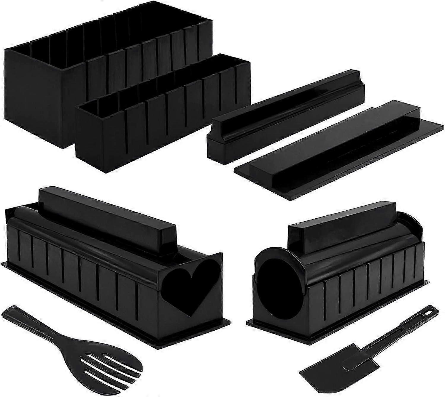 10 Pieces Sushi Molds Sushi Preparation Kit Set Rice Roll Kit Sushi DIY