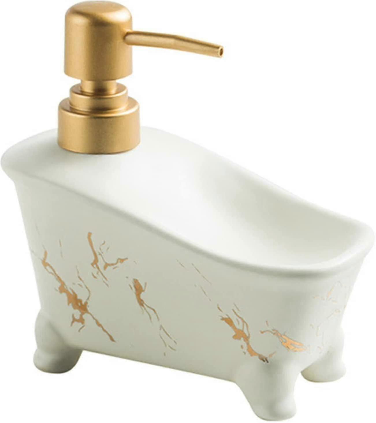 Hand Soap Dispenser With Sponge Holder (white)