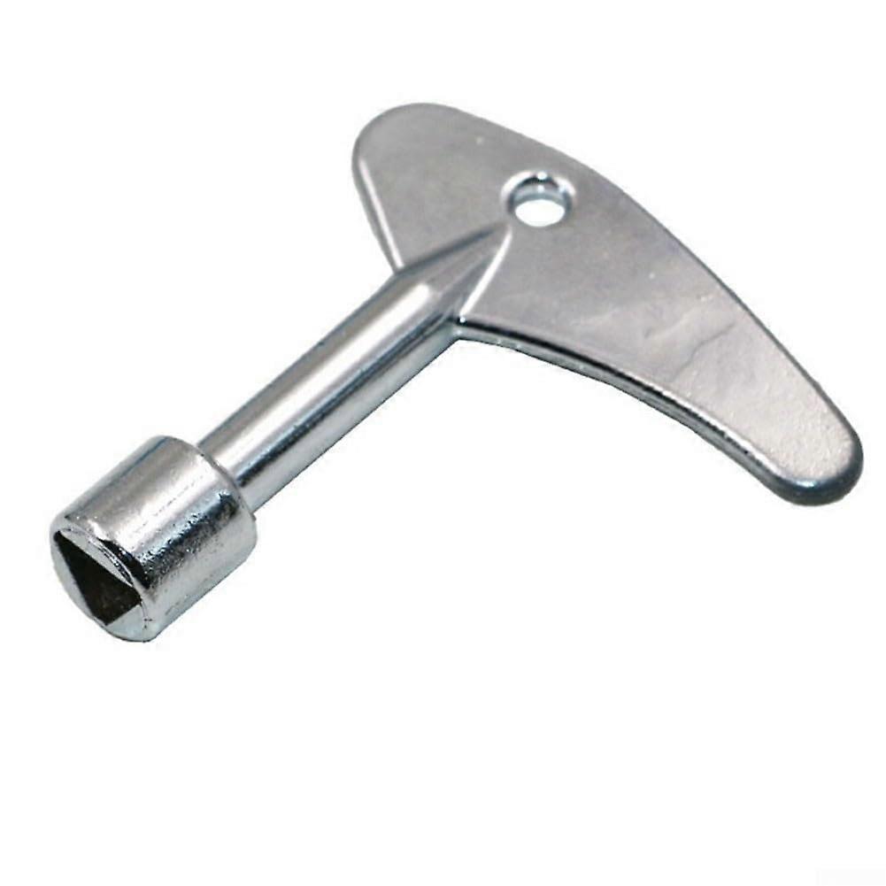 Heavy Duty Internal Triangle Wrench for Elevator Water Meter Valves, Durable Steel Construction, 3-Inch Size, Precision Fit