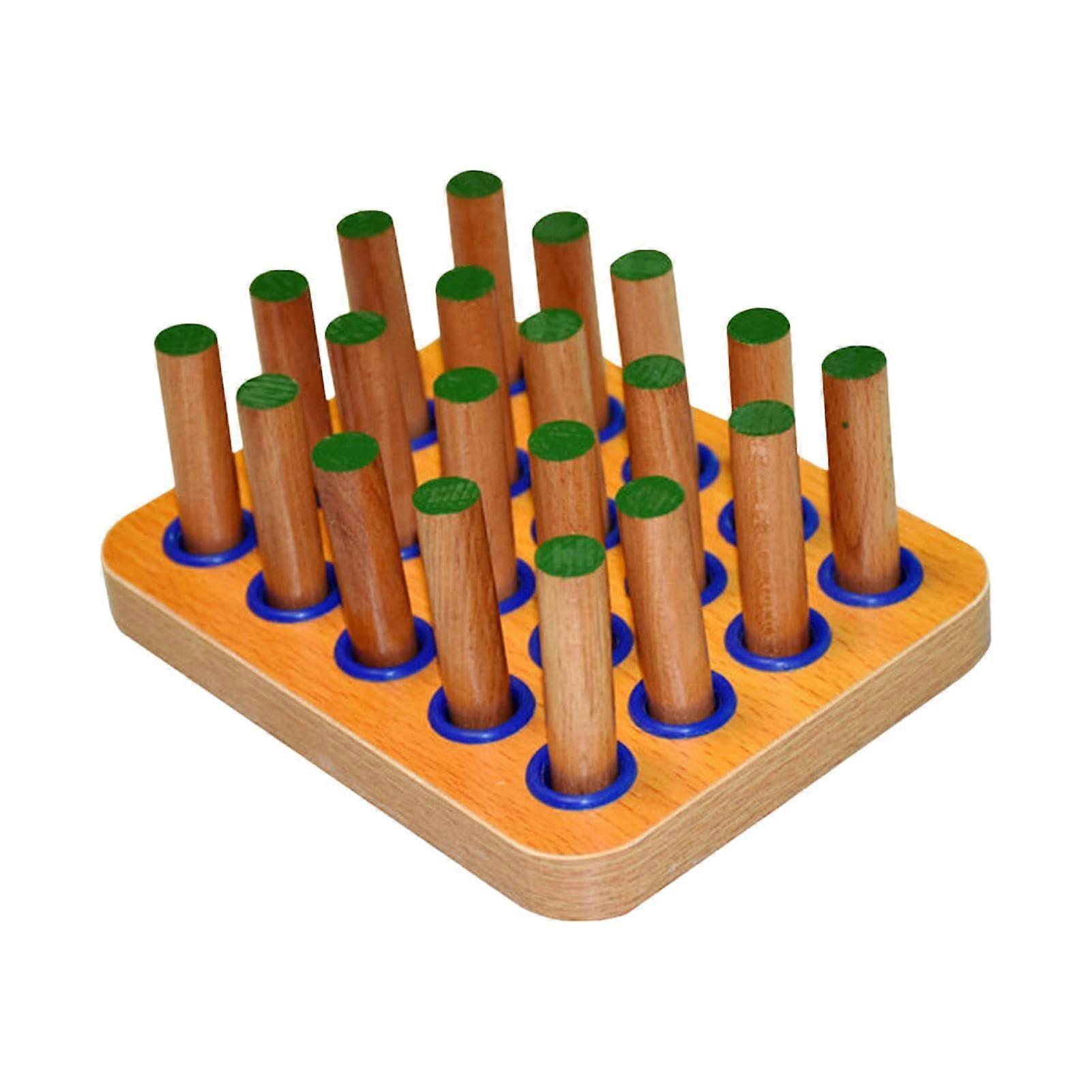 Wooden Pegboard For Finger Exercise, Hand Rehabilitation, Fine Motor Skills Training