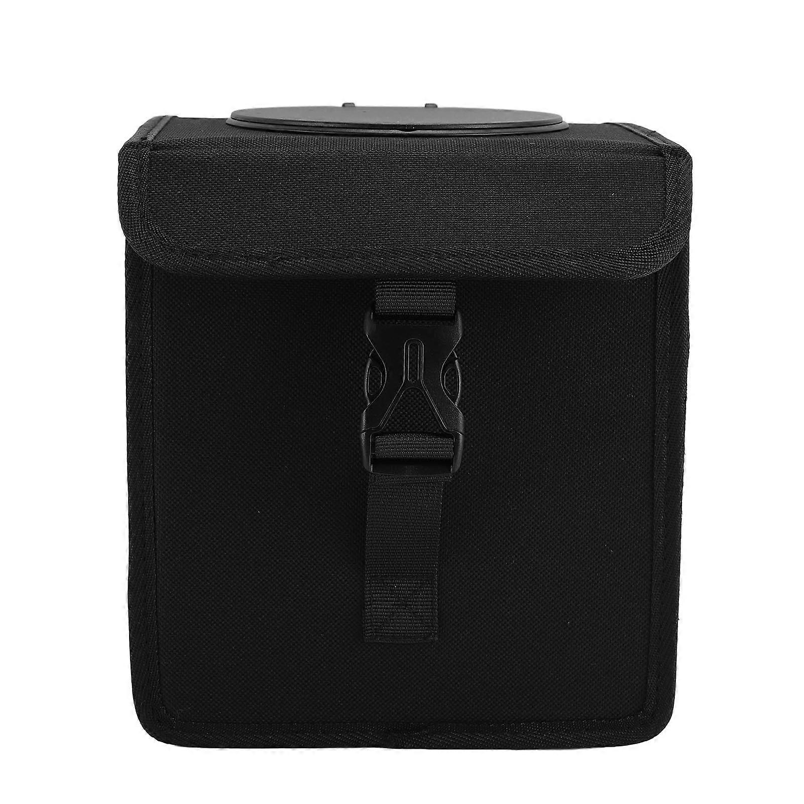 Foldable Car Trash Can with Lid Leakproof Waterproof Multifunction Portable Hanging Car Garbage Can for SUV Vehicle 