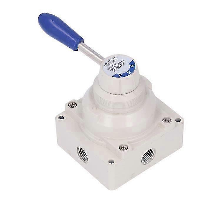 Rotary Lever Manual Valve Pneumatic Hand Valve 3 Position 4 Way Air Flow Control Valves