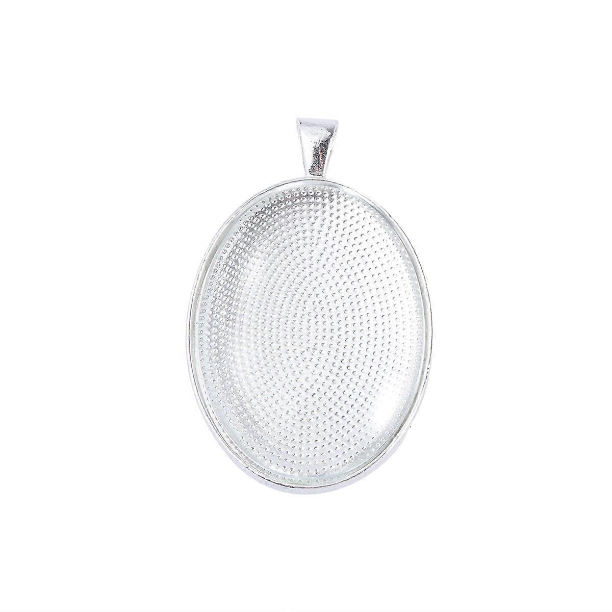 Jewellery Making Kit, Photo Pendant with Zinc Alloy and Clear Glass Dome