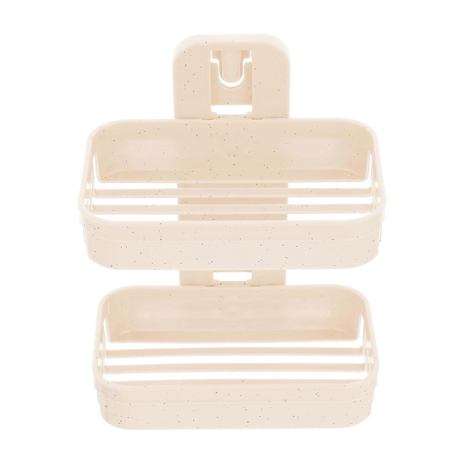 Water Draining Wall Soap Holder, Practical Adhesive Solution for Any Room