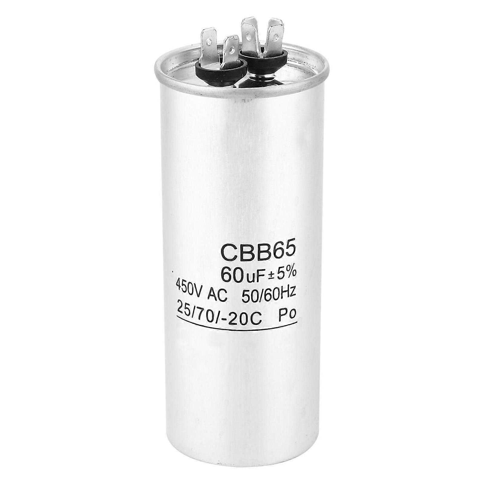 Capacitor de partida do compressor de ar condicionado CBB65 450V 60UF de alta qualidade