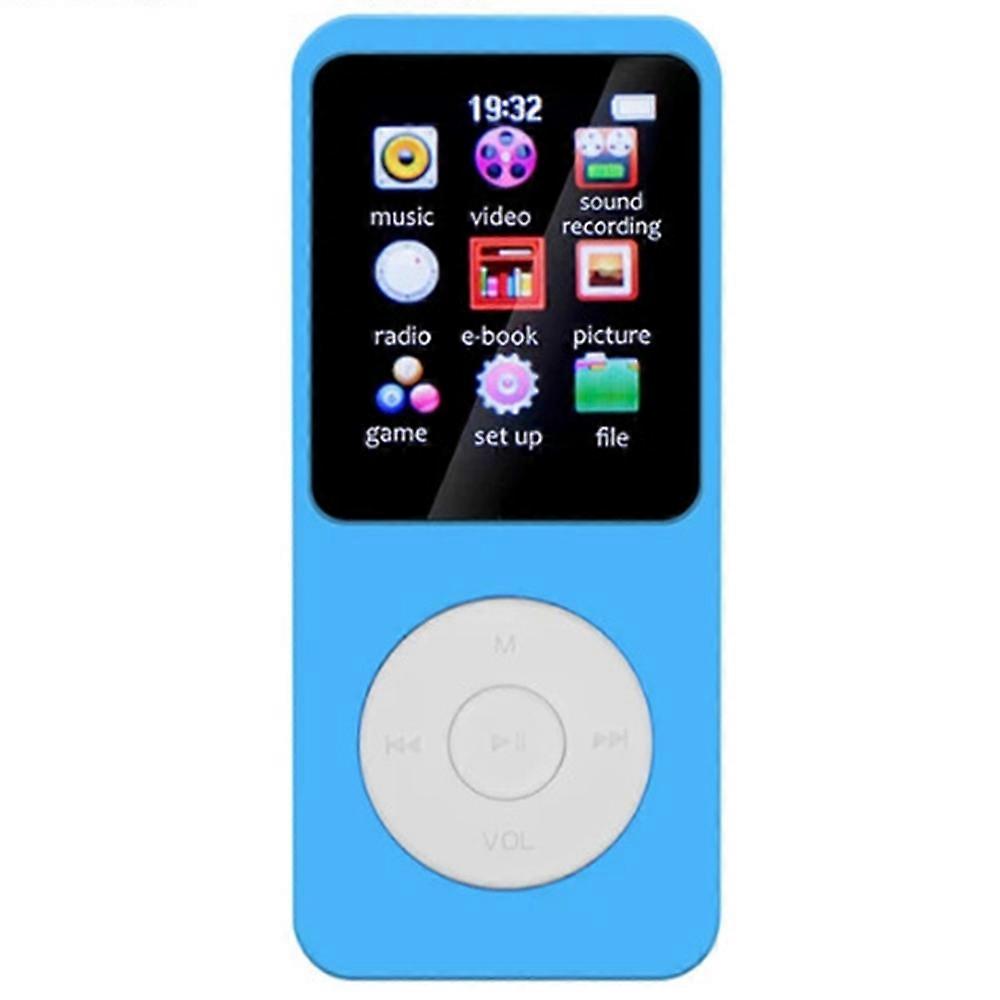 T1 1.8 Inch Screen Portable MP4 Music Player Bluetooth-Compatible E-Book FM Radio (with 64G TF Card)