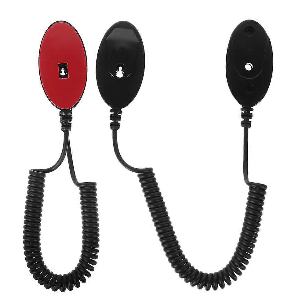 2Pcs Retractable Remote Control Cable Tether Lock Replacing Tv Remote Anti lost Cable