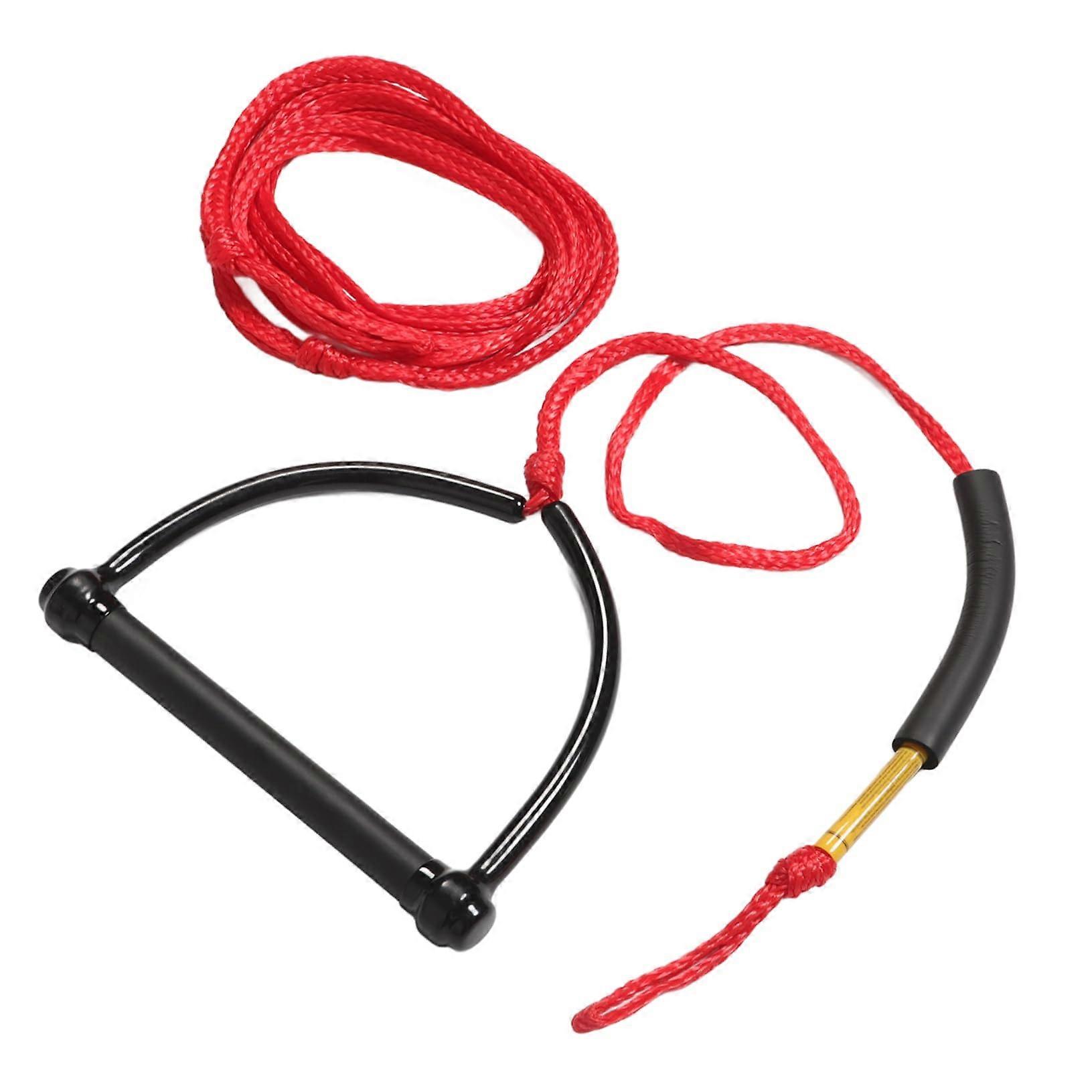 Wake Board Rope Knee Board Rope with Handle PP Red