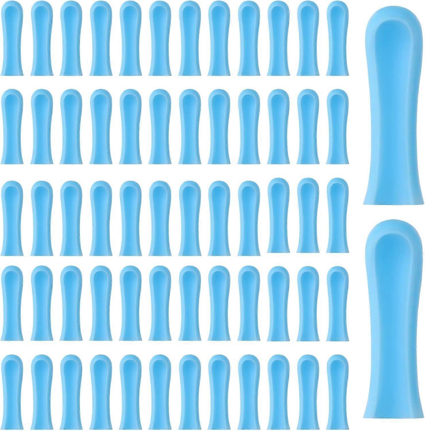 60 Pcs Ear Wax Removal Replacement Tips for Ear Camera, Ear Spoon Tips Silicone