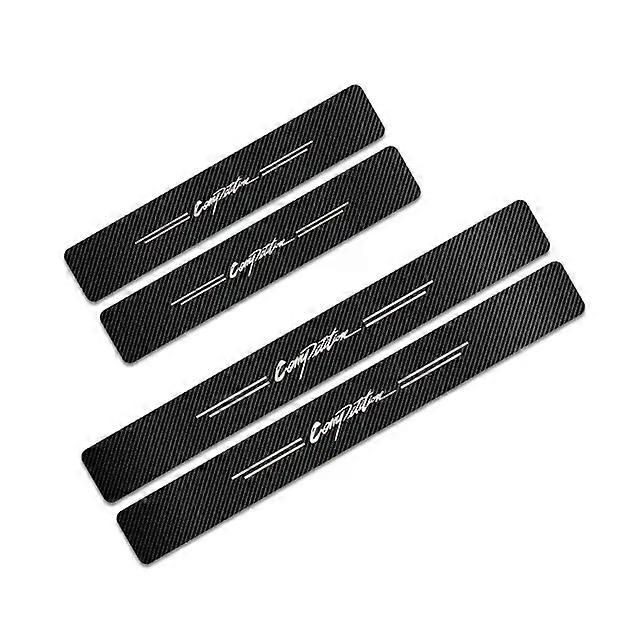 Car Door Threshold Stickers Suitable for Mitsubishi Lancer Pajero ASX Galant Colt Outlander Ralliart Competition Delica Evolution X