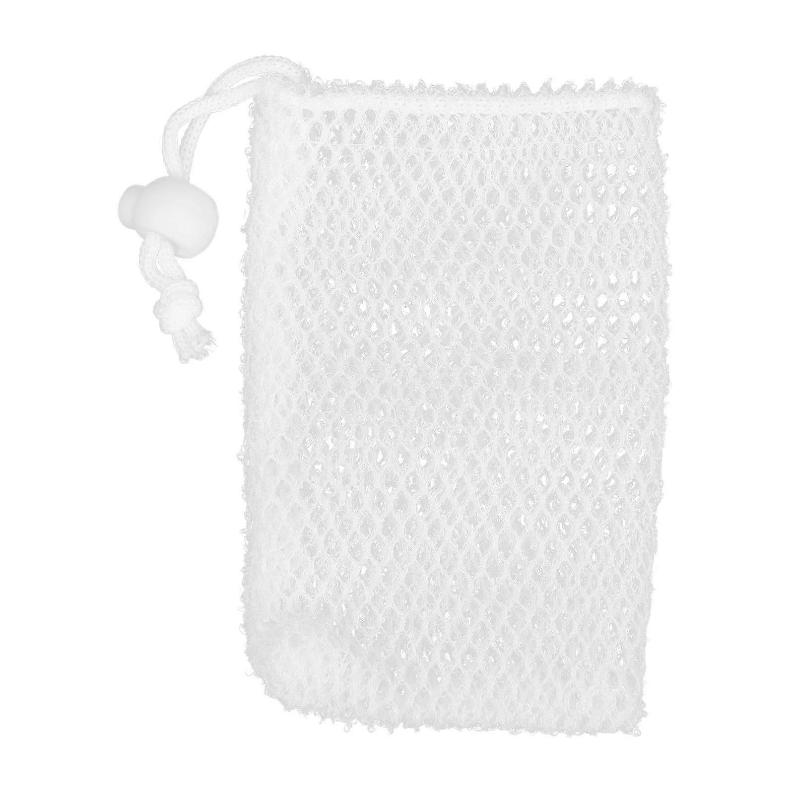 Exfoliating Soap Pouch For Bathing Skin Care General Users Beige 1Set