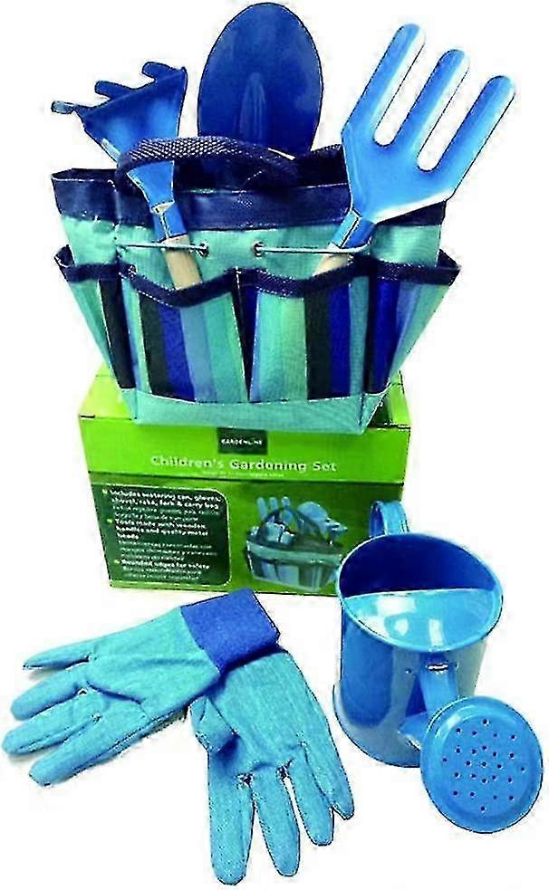 子供用ガーデンツールキット子供用屋外ガーデンセット子供用ガーデンツール(青)ハイウェイ