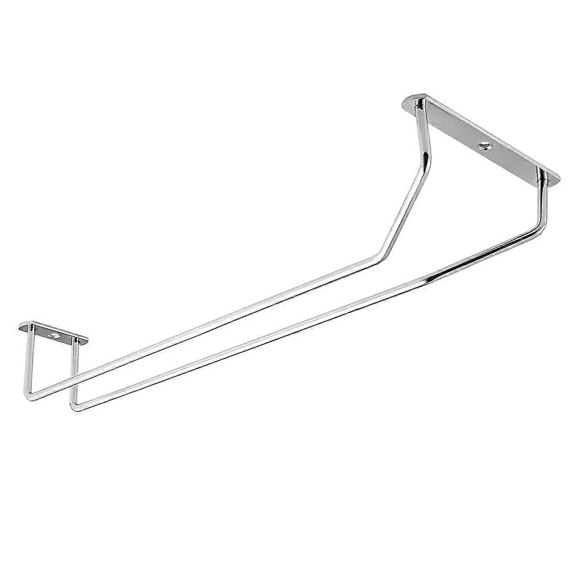 Glass Stand Ounona 13.8 Inch Chrome Plated Rectangular Sliding Glasses Design 1Set