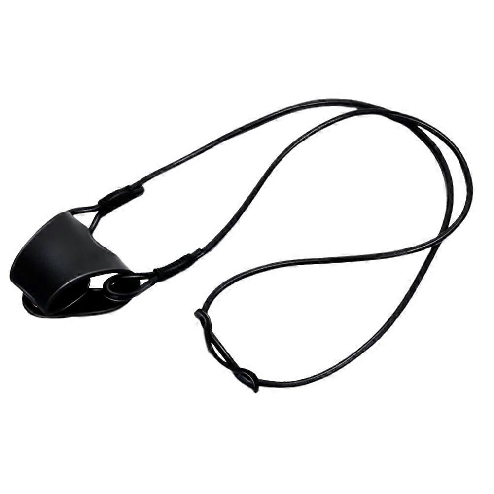 Black Eyeglass Holder Strap for Daily Use or Outdoor Activities with PU Material Fits Most Glasses 0.5in Wide