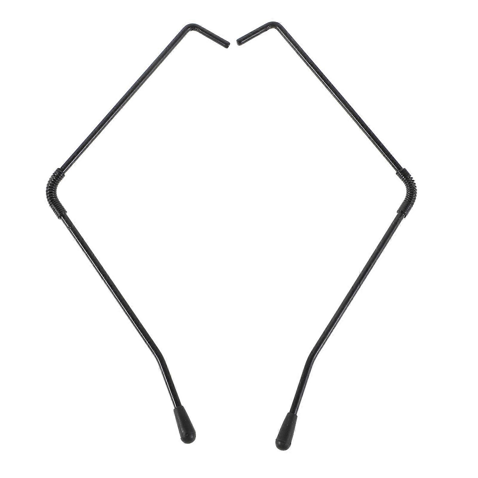Music Stand Accessory Page Clips Sheet Music Retention Rectangular Black 2Pcs