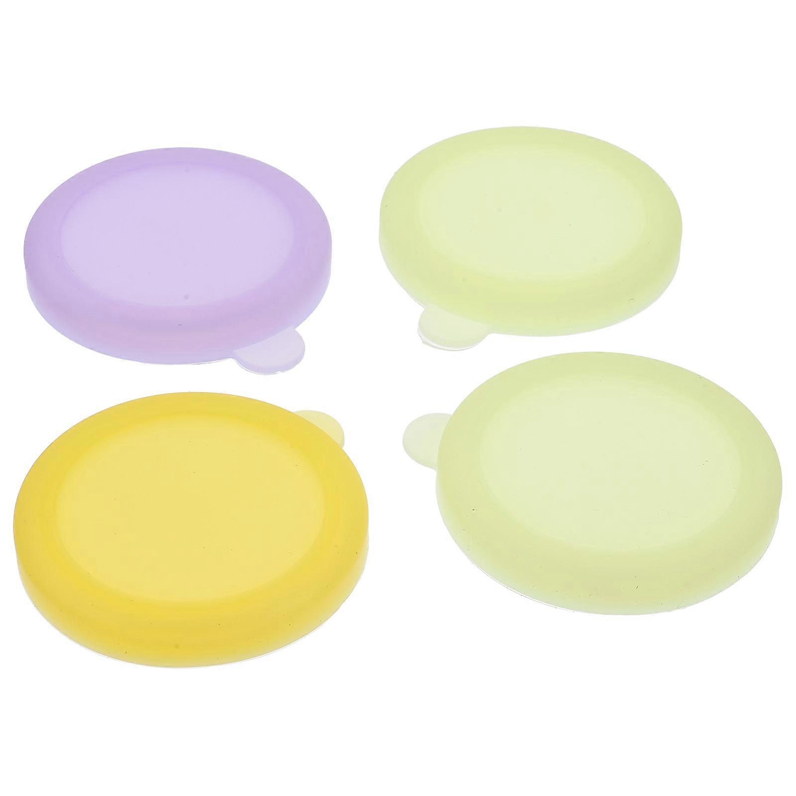 Silicone Cup Lids For Sauce Cups Household Use Certified Sealing 4Pcs