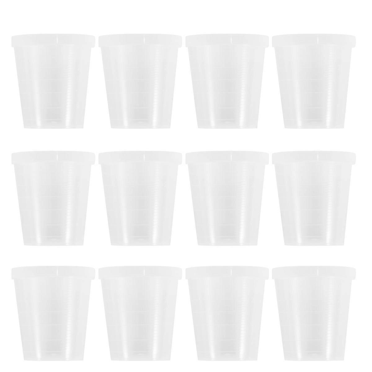 Transparent Measuring Cup with Lid for Measuring Use 50Pcs Set