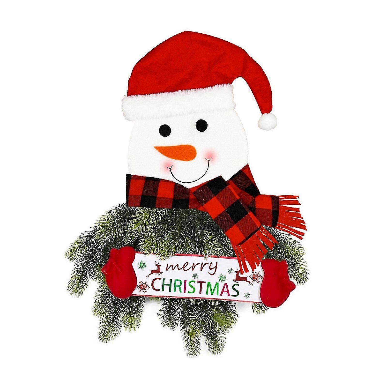 Christmas Snowman Wall Hanging Decoration, Festival Decors for Home and Office Decors Colorful Home Decors Easy to Clean