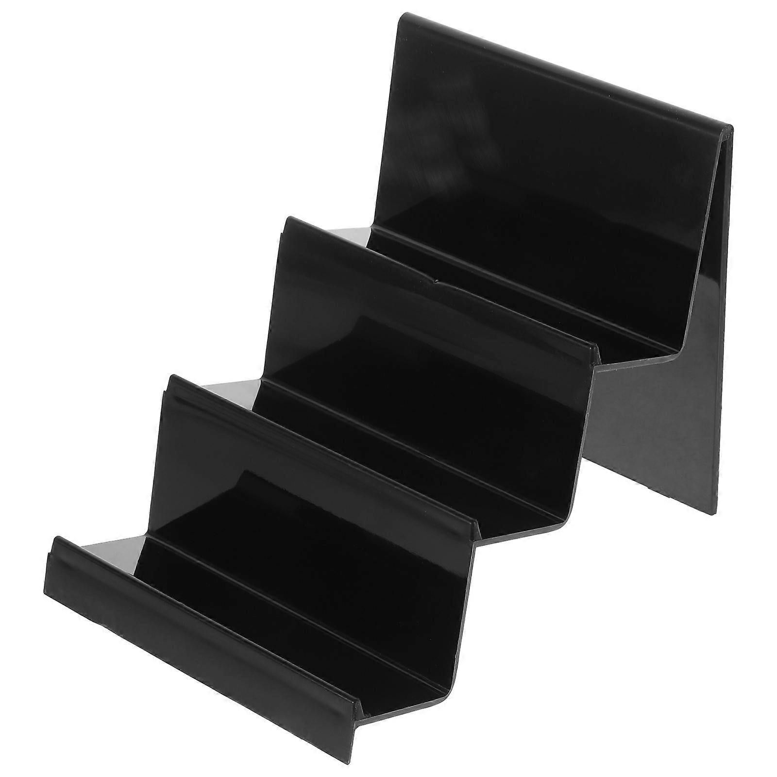 Wallet Organizer Acrylic Stand Multi-Tier Design Desktop Organizer Simple and Stylish 1Pack