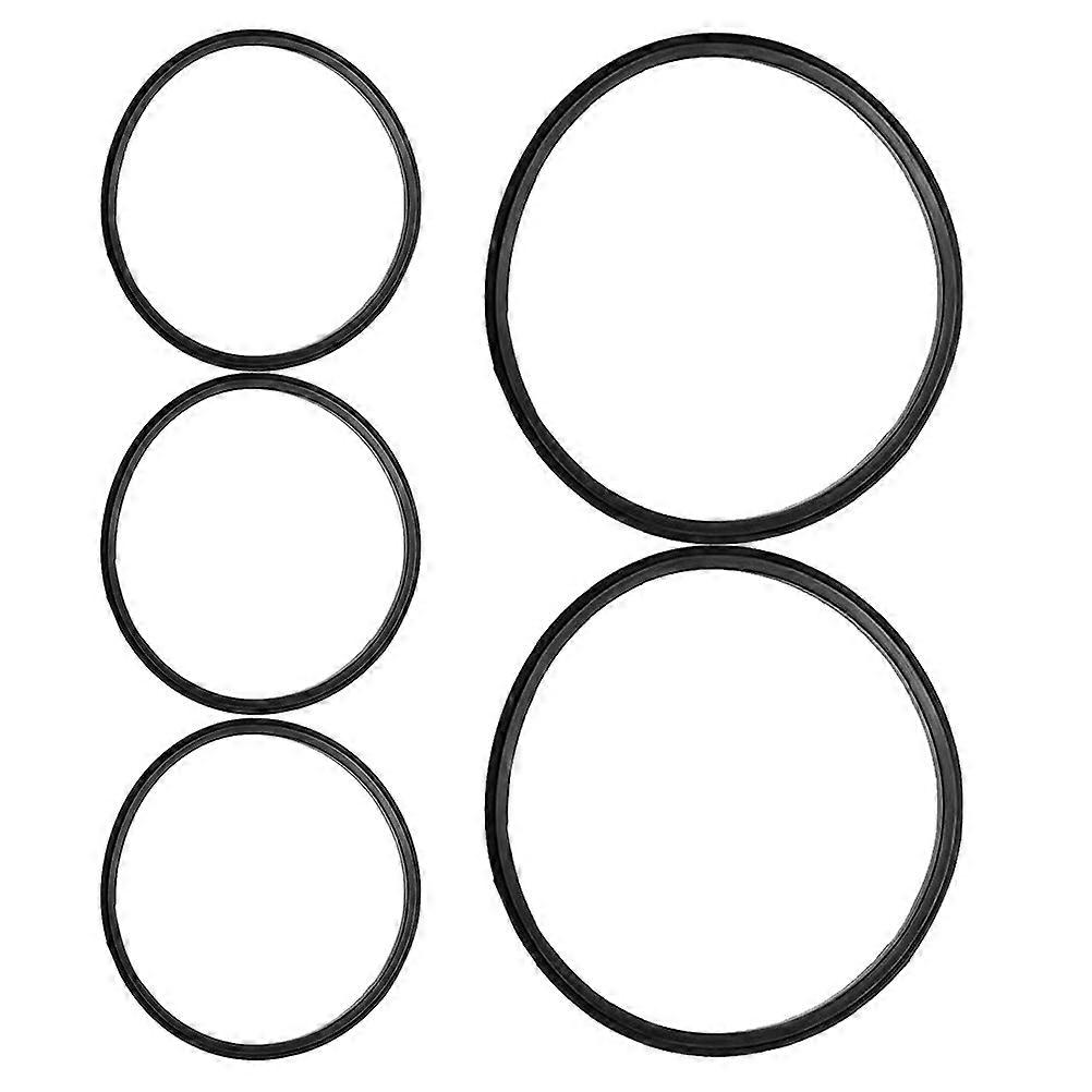 Sealing Ring For Bottle General Users Good Seal Black 5Pcs