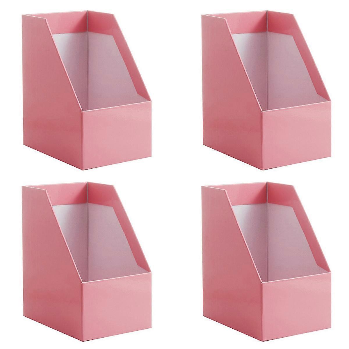 クラフト紙マガジンブックエンド大型ブックスタンドファイルホルダー折りたたみ式