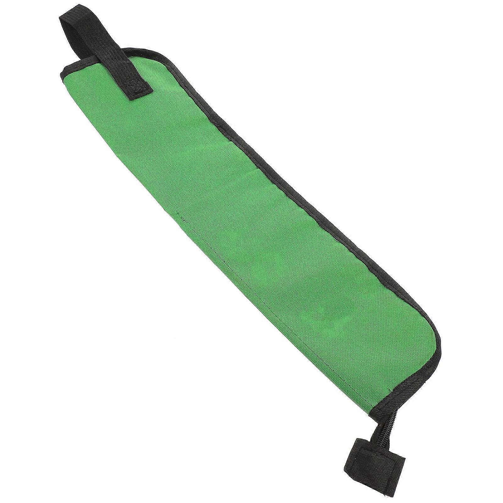 Drumsticks Holder Portable Drum Stick Storage Bag For Outdoor Performance Green 46X11X1CM Storage 1Set