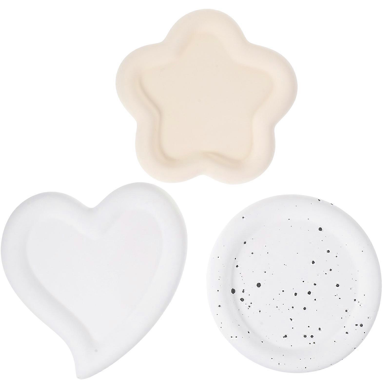Jewelry Dish Trays Unique Shape Container Home 3Pcs