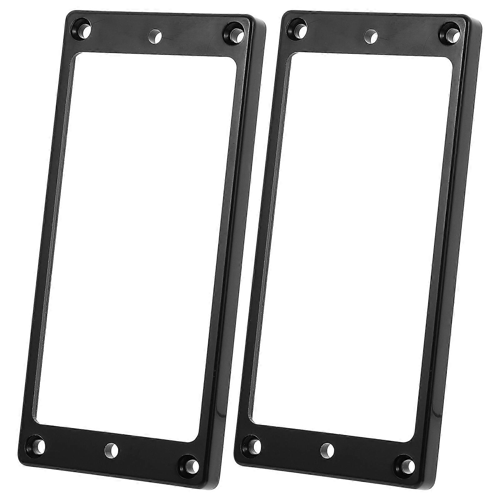 Pickup Covering Frame Guitar Single Pickup Cover Electric Guitar Long-term Use Synthetic Plastic 2Set