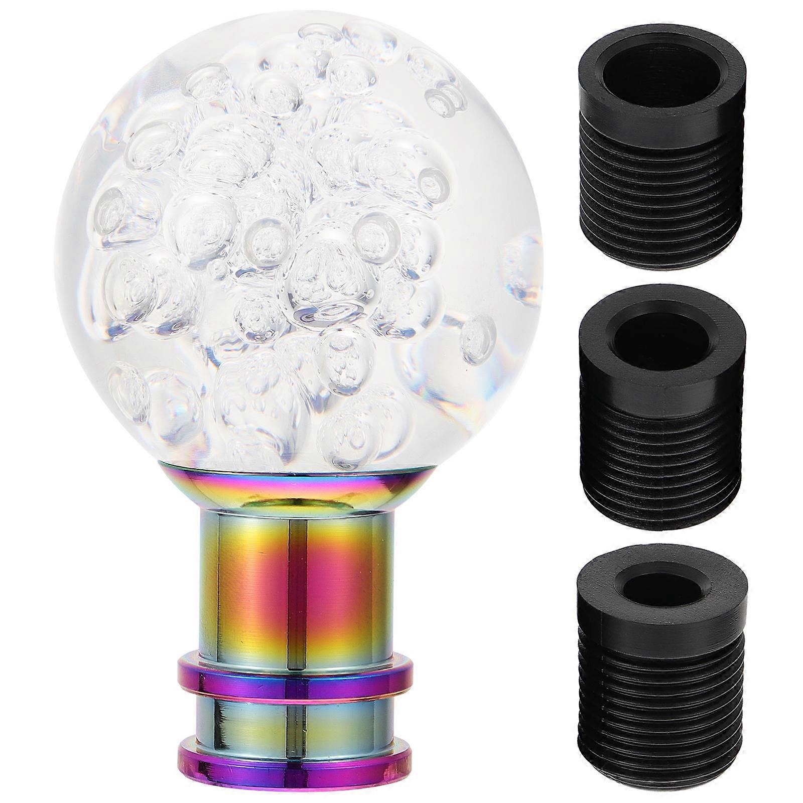 Automotive Manual Gear Shifting Knob High Durability Round Manual Gear Knobs 10X5.5cm Set