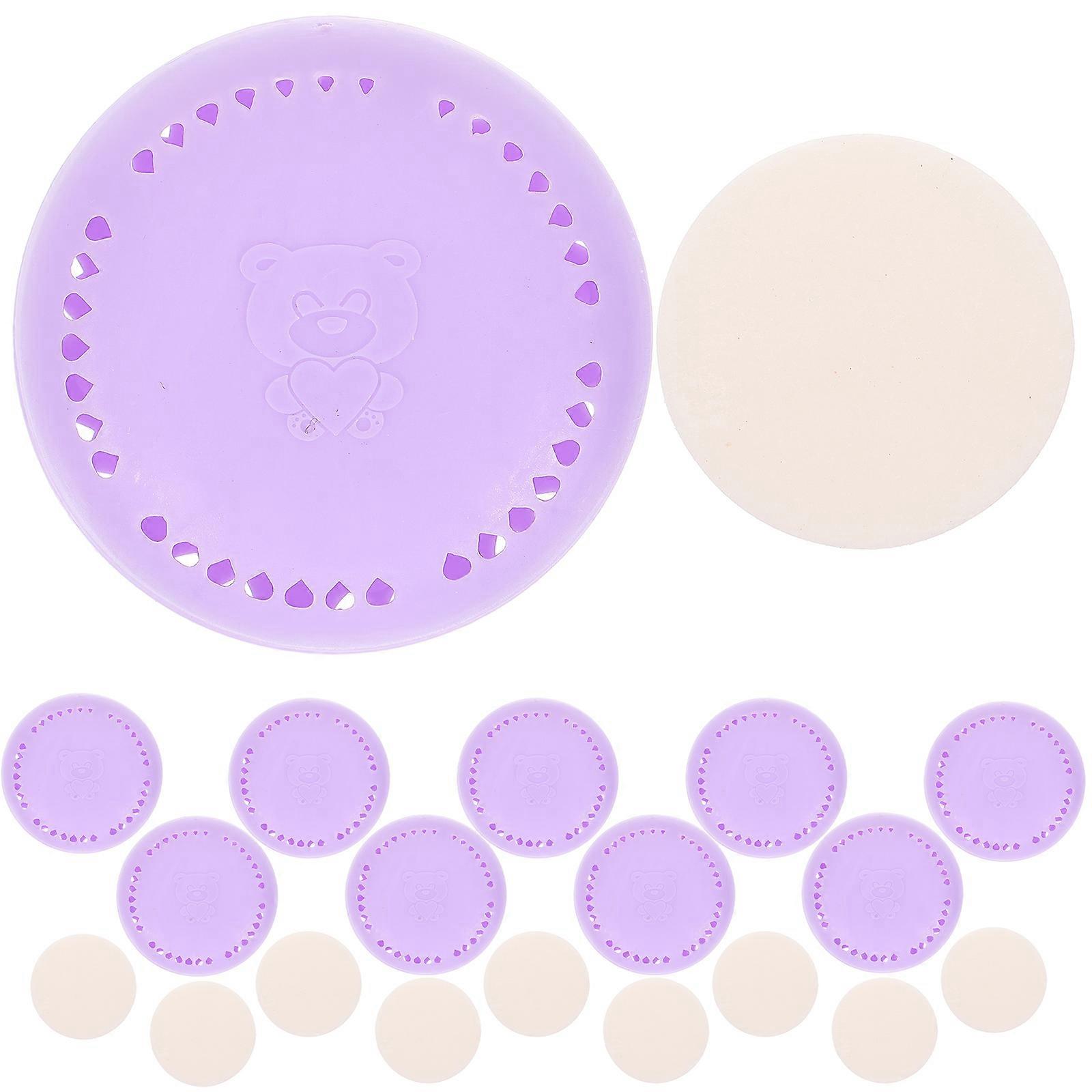 Cabinet Aromatherapy Air Freshener Closet Freshener Bathroom Fragrance Release Simple Appearance Purple 1Set