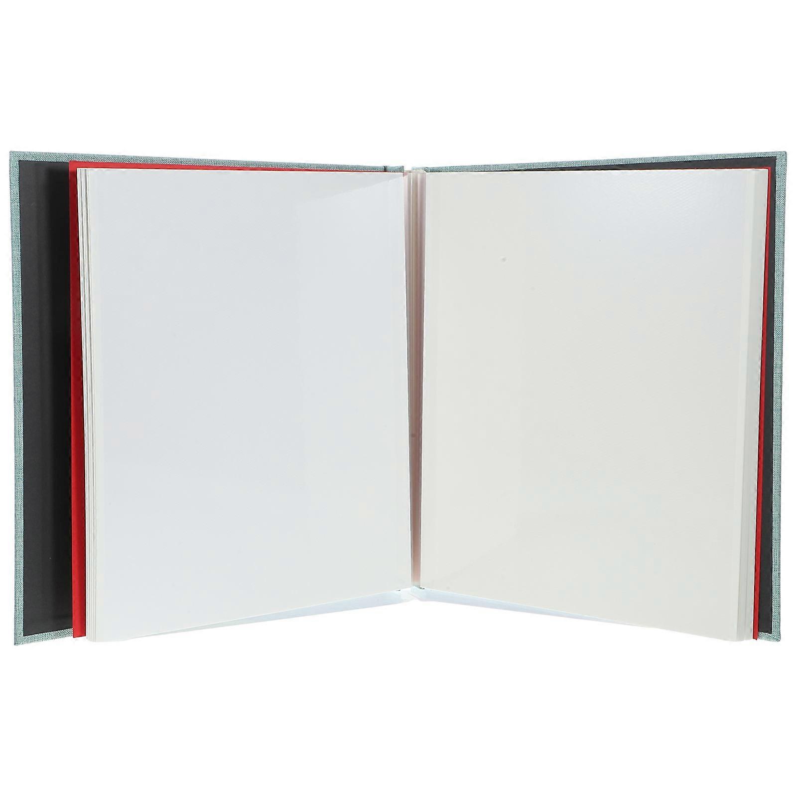 Commemorative Photo Album Linen Cover Diy Design Memory Preservation For Families Friends 28.00X27.00X2.50Cm 1Pcs