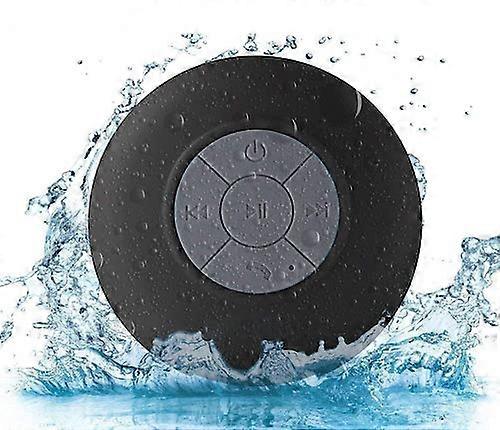 Waterproof Bluetooth Shower Speaker, Black