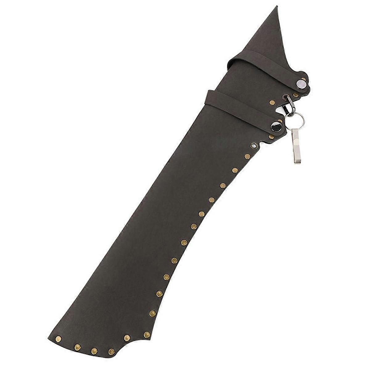 Boogschieten Quiver Lederen Taille Houder Heuptas Pouch Riem Zwart