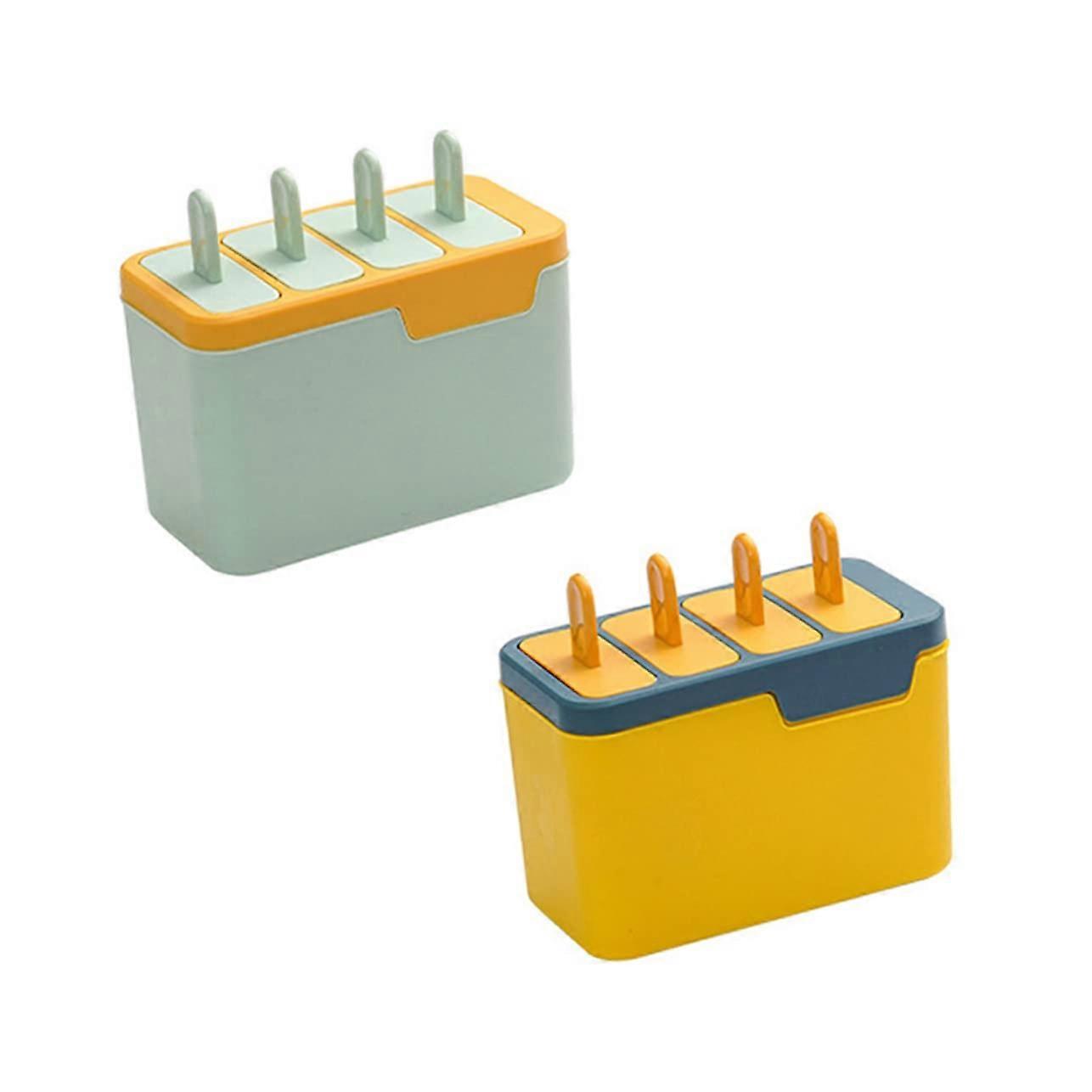 Popsicle Mould Pack Of 2 Plastic Ice Lolly Maker For DIY Ice Popsicle Holder