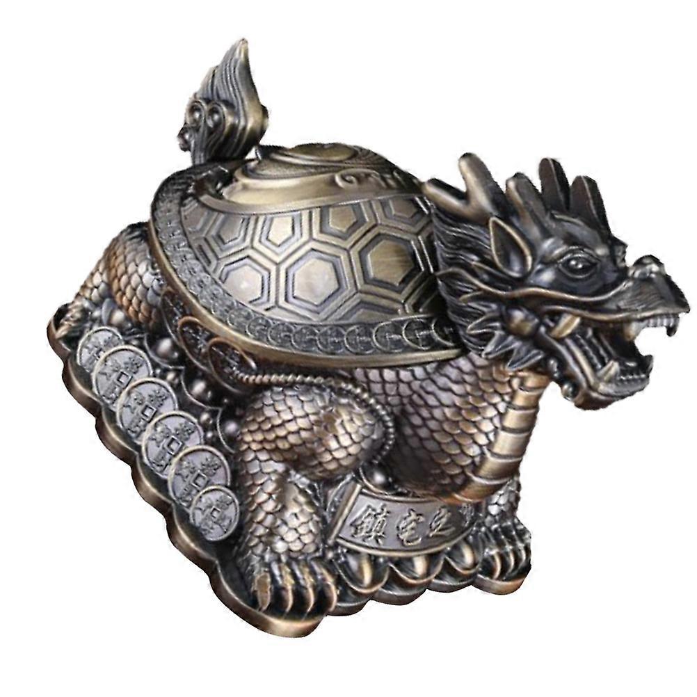 Desktop Ashtray Large Capacity Metal Odor Control Office Use 1Pack