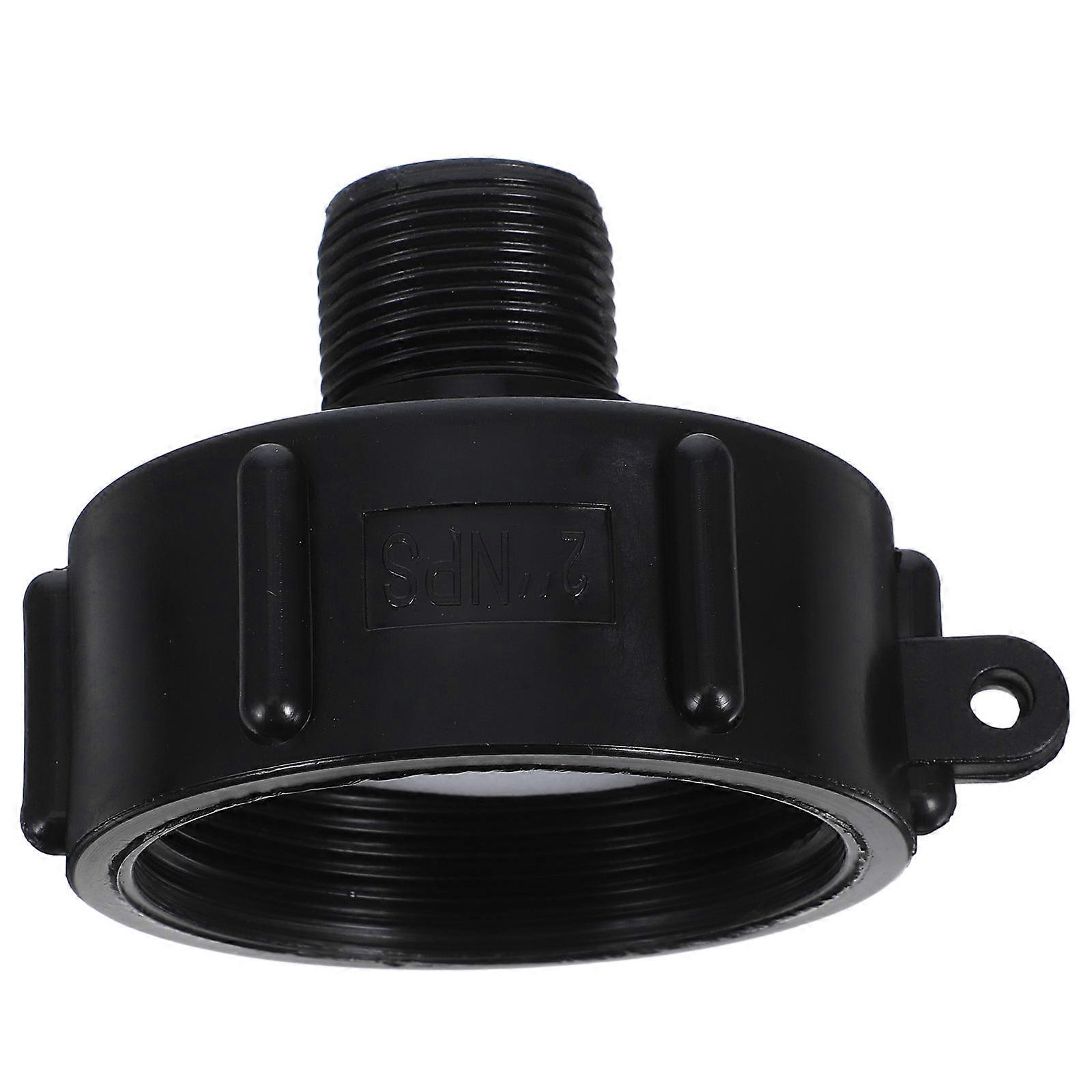 IBC Tote Hose Adapter Durable Plastic Tank Drain Fitting Leakproof Design Efficient Liquid Handling