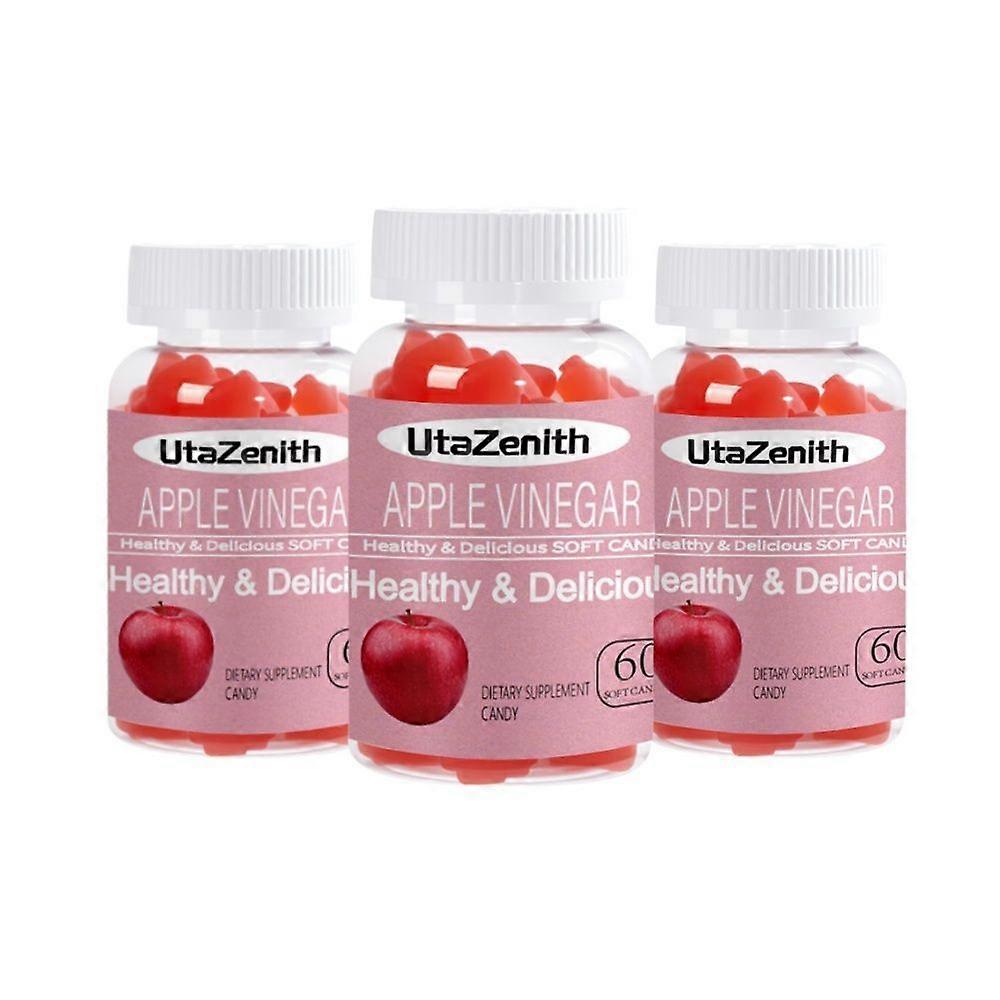 UtaZenith Apple Cider Vinegar Gummies , Vegan Gummies , 180 Gummies